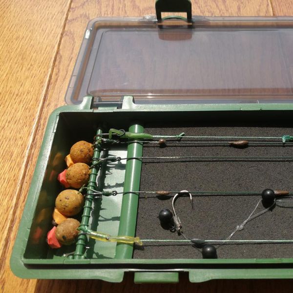 fishing rig tackle storage boxes line case container compression resistance 34.5cm carp outdoor accessories
fishing rig tackle storage boxes line case container compression resistance 34.5cm carp outdoor accessories