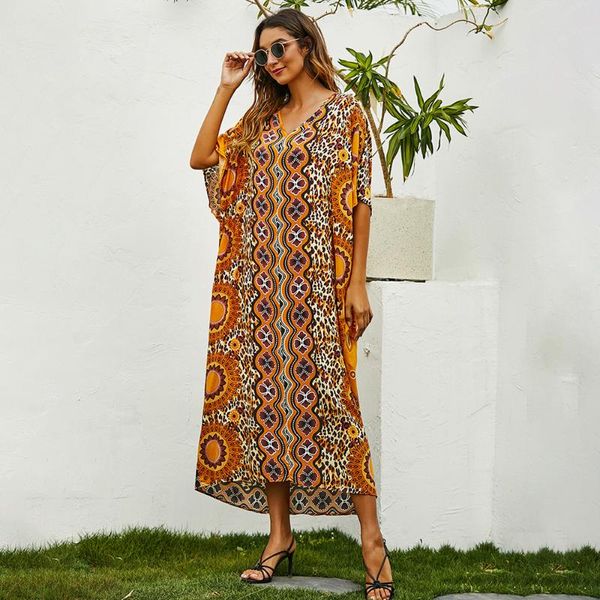 ethnic clothing women long dress print national muslim style eid ramadan loose casual v neck duabi mid east islan abayas caftan robe femme 2, Red
ethnic clothing women long dress print national muslim style eid ramadan loose casual v neck duabi mid east islan abayas caftan robe femme 2, Red