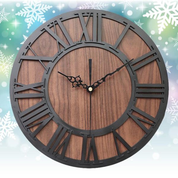 roman digital wall clock simulation wooden number craft acrylic (black shipment without b clocks
roman digital wall clock simulation wooden number craft acrylic (black shipment without b clocks