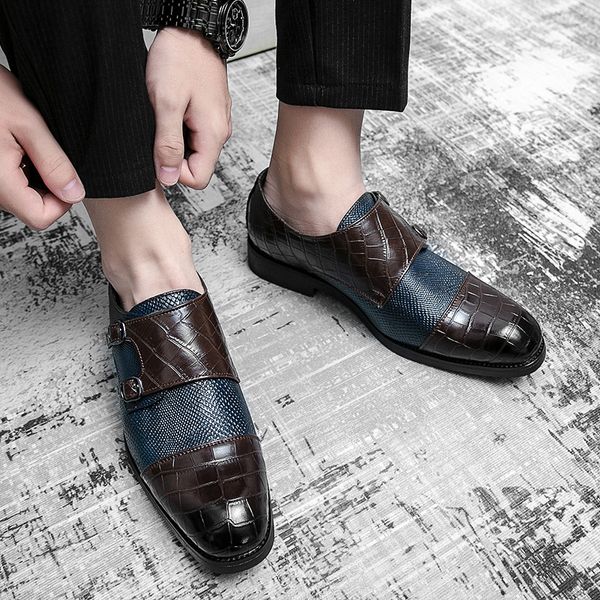 45.46.47 size stylist leather shoes mens british business casual pointed trendy unique mens hight increasing shoes buckle breathable wedding, Black
45.46.47 size stylist leather shoes mens british business casual pointed trendy unique mens hight increasing shoes buckle breathable wedding, Black