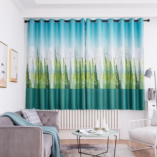 bedroom drapes polyester cedar print window blinds living room blackout curtains inorganic washing 2000x1000mm one piece curtain &
bedroom drapes polyester cedar print window blinds living room blackout curtains inorganic washing 2000x1000mm one piece curtain &