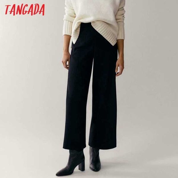tangada fashion women black wide leg suit pants trousers pockets buttons office lady pants pantalon 4c76 210609, Black;white
tangada fashion women black wide leg suit pants trousers pockets buttons office lady pants pantalon 4c76 210609, Black;white