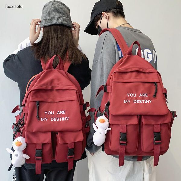 backpack dcimor english embroidery waterproof nylon for lovers multiple pockets insert buckle travel bag women preppy schoolbag
backpack dcimor english embroidery waterproof nylon for lovers multiple pockets insert buckle travel bag women preppy schoolbag