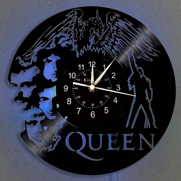 wall clocks queen music band record clock home decor led | gift ideas for friends and lovers| unique modern art.
wall clocks queen music band record clock home decor led | gift ideas for friends and lovers| unique modern art.
