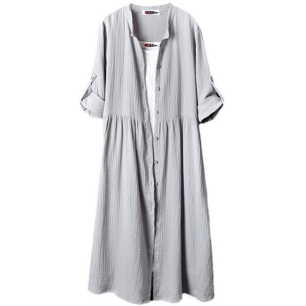 women's blouses & shirts 2021 bast coat long design shirt cardigan cotton linen blouse outwear with button autumn dress blusa big botto, White
women's blouses & shirts 2021 bast coat long design shirt cardigan cotton linen blouse outwear with button autumn dress blusa big botto, White