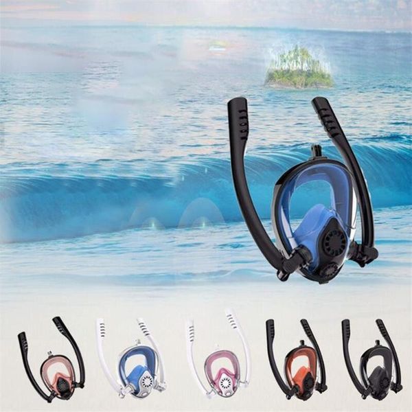 diving masks 1pc dual tube snorkel snorkeling mask full face anti-fog & anti-leak goggles accessories waterproof
diving masks 1pc dual tube snorkel snorkeling mask full face anti-fog & anti-leak goggles accessories waterproof