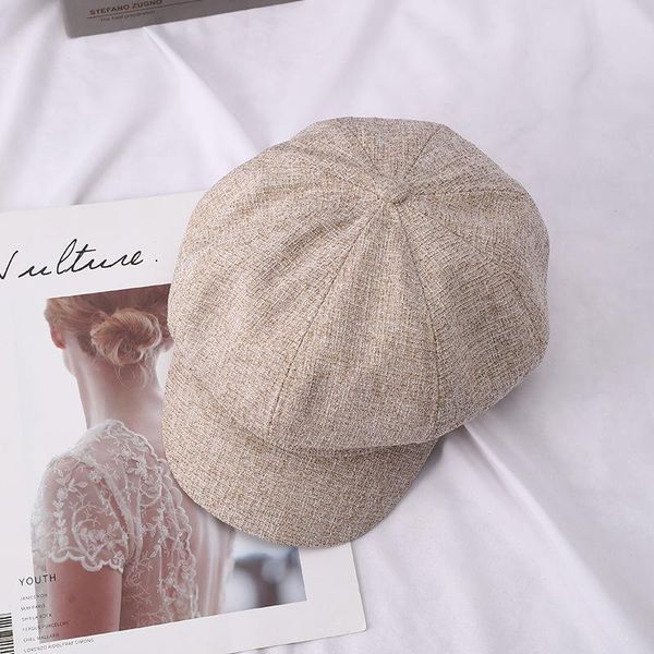 berets british fashion octagonal hat women spring summer cotton and linen beret caps thin section military cap men's painter, Blue;gray
berets british fashion octagonal hat women spring summer cotton and linen beret caps thin section military cap men's painter, Blue;gray