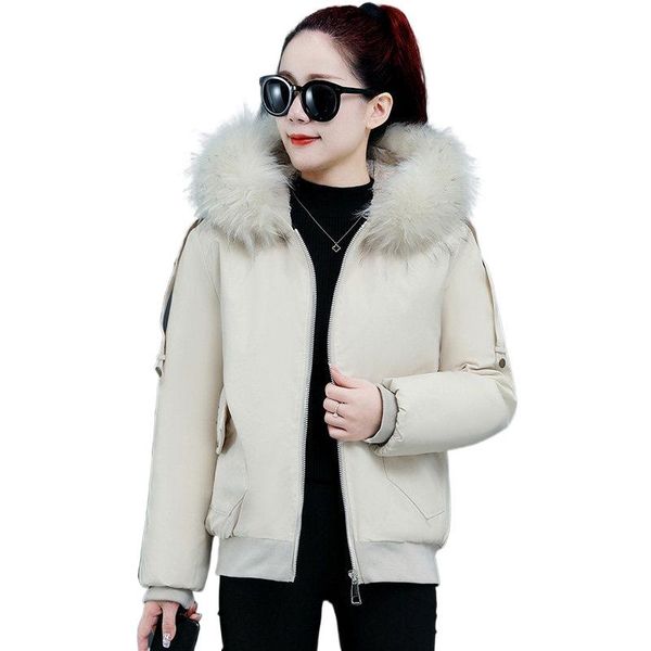 women's down & parkas winter thick fur lining coat women 2021 short student fashion hooded collar casual jacket plus size 3xl, Black
women's down & parkas winter thick fur lining coat women 2021 short student fashion hooded collar casual jacket plus size 3xl, Black
