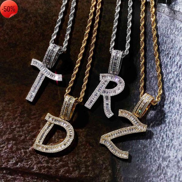 personalized 26 english t square letter pendant with zircon inlaid hip hop necklace for couples, Silver
personalized 26 english t square letter pendant with zircon inlaid hip hop necklace for couples, Silver