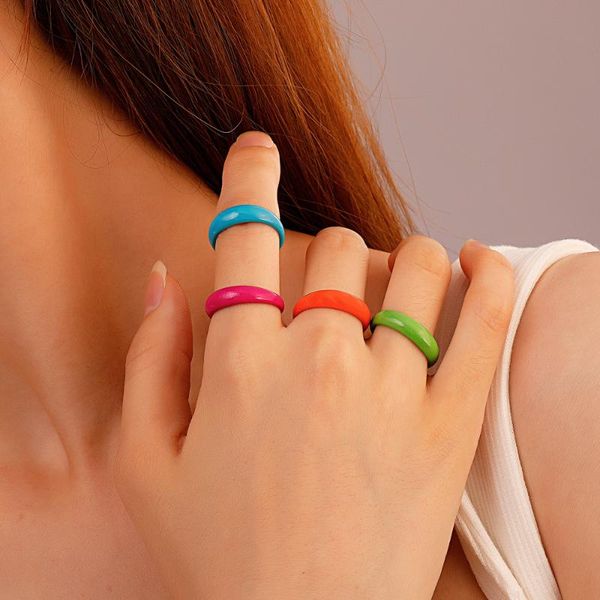 wedding rings ins korean candy color dripping oil finger women girls vintage geometric stainless steel knuckles simple y2k jewelry, Slivery;golden
wedding rings ins korean candy color dripping oil finger women girls vintage geometric stainless steel knuckles simple y2k jewelry, Slivery;golden