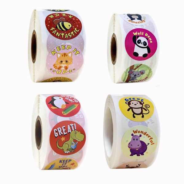 1000 pcs/pack cartoon aniamls sticker teacher reward stickers school student encouragement words for kids toy sticker gyh
1000 pcs/pack cartoon aniamls sticker teacher reward stickers school student encouragement words for kids toy sticker gyh