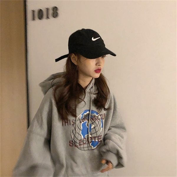 women's hoodies & sweatshirts super fire cec hong kong sweater autumn winter korean version lazy style ins loose versatile hooded and p, Black
women's hoodies & sweatshirts super fire cec hong kong sweater autumn winter korean version lazy style ins loose versatile hooded and p, Black