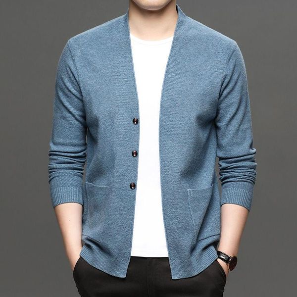 men's sweaters men 2021 spring autumn fashion solid color knitted coats v-neck sweater jackets male slim thin cardigan overcoats o162, White;black
men's sweaters men 2021 spring autumn fashion solid color knitted coats v-neck sweater jackets male slim thin cardigan overcoats o162, White;black