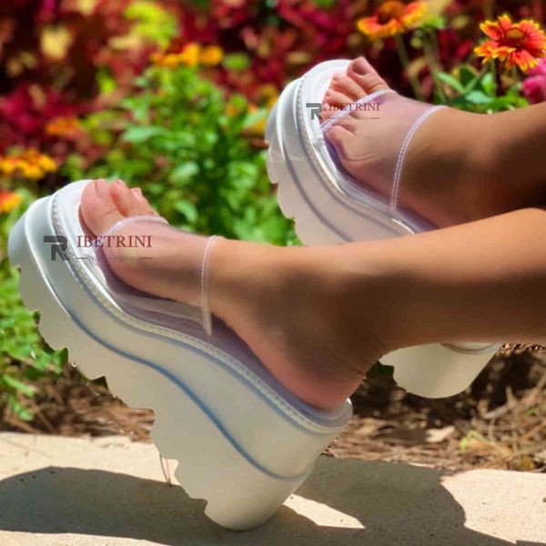 sandals ins fashion platform pvc transparent brand slippers women wees casual shoes woman, Black
sandals ins fashion platform pvc transparent brand slippers women wees casual shoes woman, Black