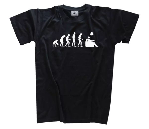 standard edition couch potatoe tv television television evolution t-shirt s-xxxl, White;black
standard edition couch potatoe tv television television evolution t-shirt s-xxxl, White;black