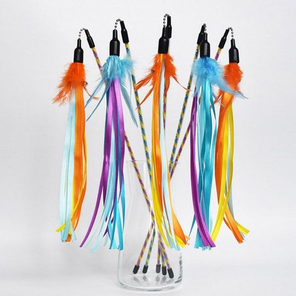 cat toys 1pc interactive pet catcher teaser wand toy durable rod long colorful ribbon with bell
cat toys 1pc interactive pet catcher teaser wand toy durable rod long colorful ribbon with bell