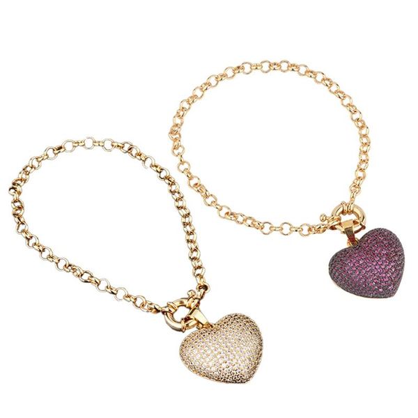 charm bracelets fashion bracelet female south american style bright zircon love heart-shaped girl holiday gift, Golden;silver
charm bracelets fashion bracelet female south american style bright zircon love heart-shaped girl holiday gift, Golden;silver