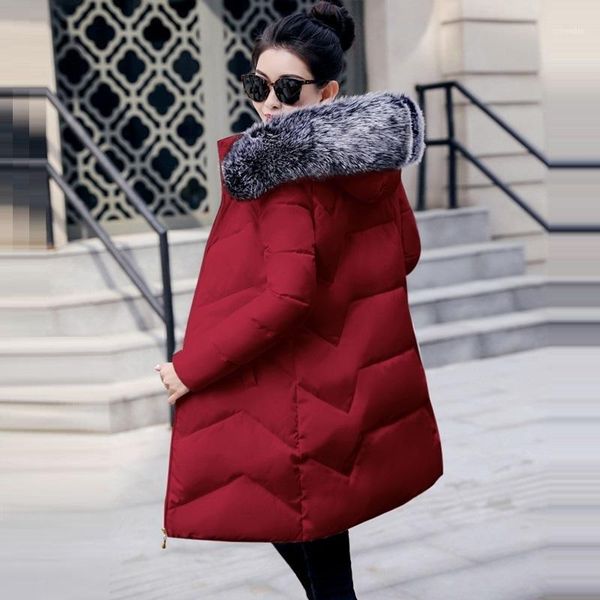 women's down & parkas women plus size 6xl 2021 big fur hooded female thick warm cotton winter coat wadded jacket outwear1, Black
women's down & parkas women plus size 6xl 2021 big fur hooded female thick warm cotton winter coat wadded jacket outwear1, Black