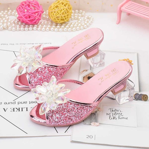 girls' 3 slippers 2021 4 children's soft soled high heels korean version 5 crystal shoes 6 open toe sandals, Black
girls' 3 slippers 2021 4 children's soft soled high heels korean version 5 crystal shoes 6 open toe sandals, Black