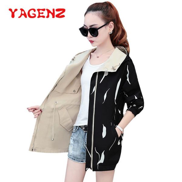 women's trench coats yagenz spring autumn hooded coat women clothes plus size both faces wear windbreakers femme sobretudo feminino 648, Tan;black
women's trench coats yagenz spring autumn hooded coat women clothes plus size both faces wear windbreakers femme sobretudo feminino 648, Tan;black