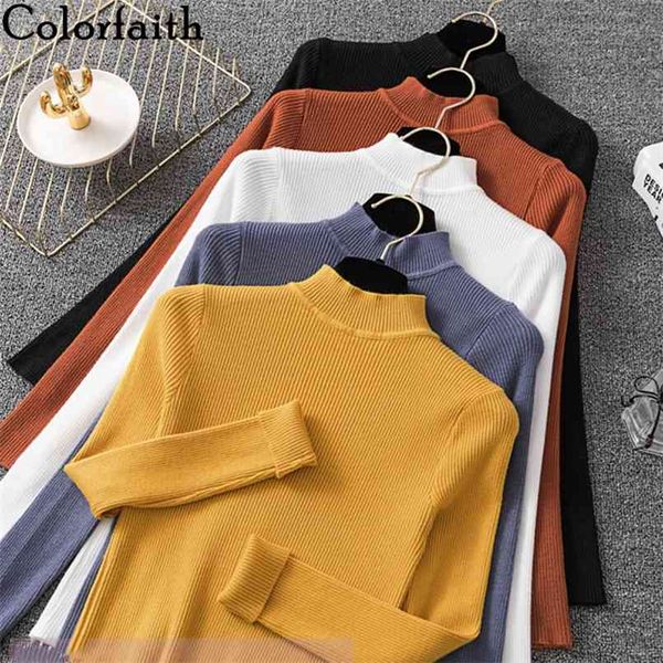 autumn winter women's sweaters turtleneck knitting bottoming warm korean style solid minimalist sw021 210427, White;black
autumn winter women's sweaters turtleneck knitting bottoming warm korean style solid minimalist sw021 210427, White;black