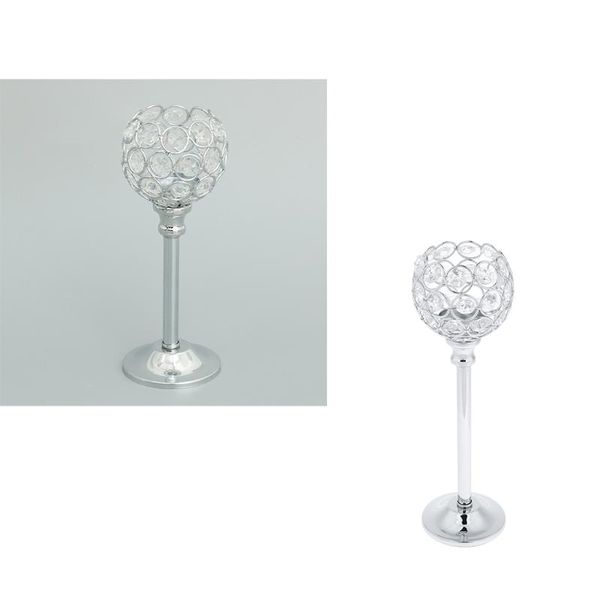 2x crystal metal candle holder candlestick wedding party christmas silver holders 
2x crystal metal candle holder candlestick wedding party christmas silver holders