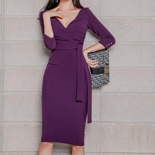 casual dresses women autumn bodycon long sleeve midi v neck sashes a-line pencil maxi vestido office lady fashion korean dress, Black;gray
casual dresses women autumn bodycon long sleeve midi v neck sashes a-line pencil maxi vestido office lady fashion korean dress, Black;gray