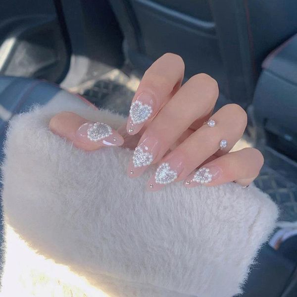 false nails 24pcs pearl inlaid nail patch flesh pink glue type removable long paragraph fashion manicure save time to, Red;gold
false nails 24pcs pearl inlaid nail patch flesh pink glue type removable long paragraph fashion manicure save time to, Red;gold