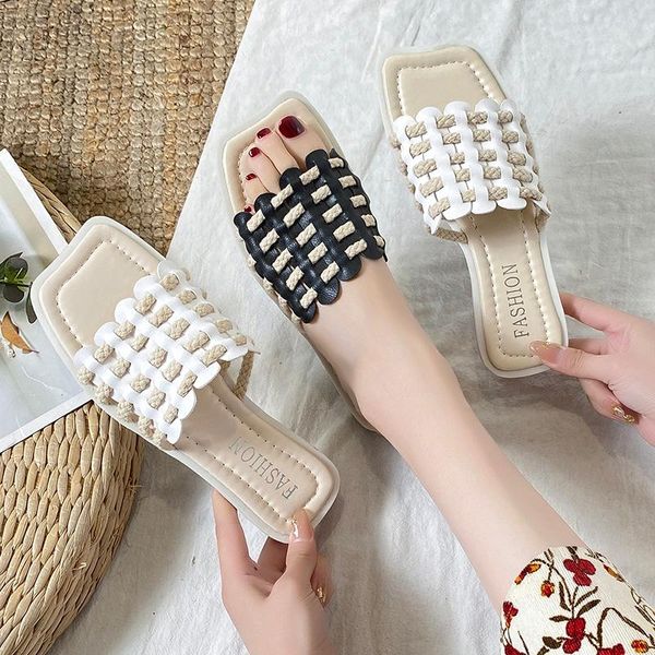 female shoes slippers soft low slides 2021 comfort summer flat pu rome casual fabric rubber leisure women sum, Black
female shoes slippers soft low slides 2021 comfort summer flat pu rome casual fabric rubber leisure women sum, Black