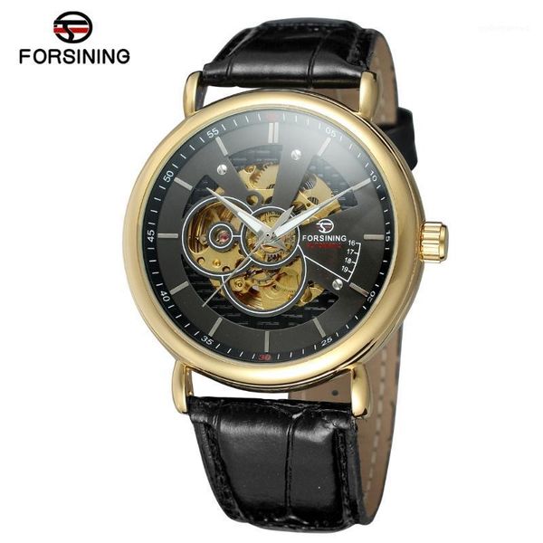 arrival forsining men's automatic watch skeleton black color leather strap dial with bars index wristwatch fsg8133m3 wristwatches, Slivery;brown
arrival forsining men's automatic watch skeleton black color leather strap dial with bars index wristwatch fsg8133m3 wristwatches, Slivery;brown