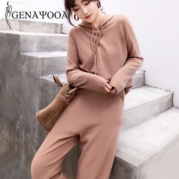genayooa tracksuit suits knitted two sets with hooded casual 2 piece set women autumn winter sport suit 210417, White
genayooa tracksuit suits knitted two sets with hooded casual 2 piece set women autumn winter sport suit 210417, White
