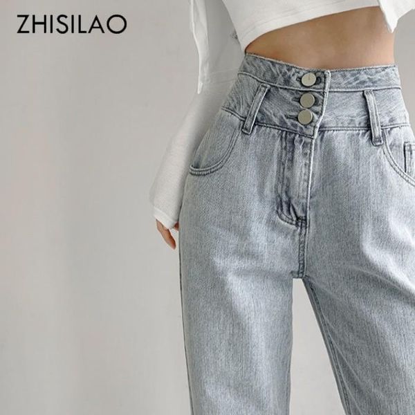 women's jeans zhisilao 2021 fashion high waist straight women vintage hip-hop plus size denim pants lightblue wide leg chic, Blue
women's jeans zhisilao 2021 fashion high waist straight women vintage hip-hop plus size denim pants lightblue wide leg chic, Blue