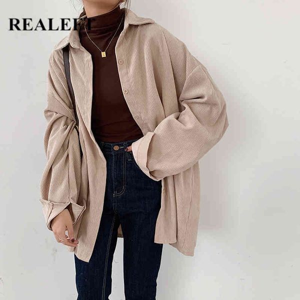 oversize corduroy shirts women autumn winter solid single breasted blouse office work outwear ladies 210428, White
oversize corduroy shirts women autumn winter solid single breasted blouse office work outwear ladies 210428, White