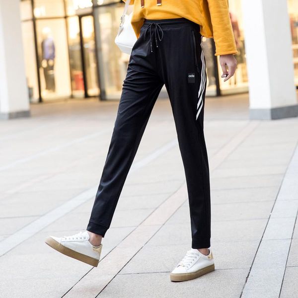 women's pants & capris with small feet the spring and autumn female side stripe thin loose korean leisure haren size s-2xl 3xl, Black;white
women's pants & capris with small feet the spring and autumn female side stripe thin loose korean leisure haren size s-2xl 3xl, Black;white