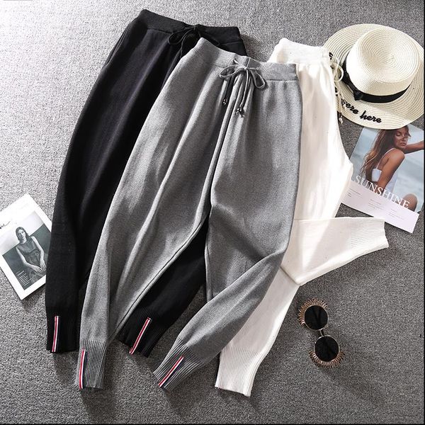 knitted womens capris loose autumn fashion harem pants casual ankle length elastic waist wild sports drop, Black;white
knitted womens capris loose autumn fashion harem pants casual ankle length elastic waist wild sports drop, Black;white