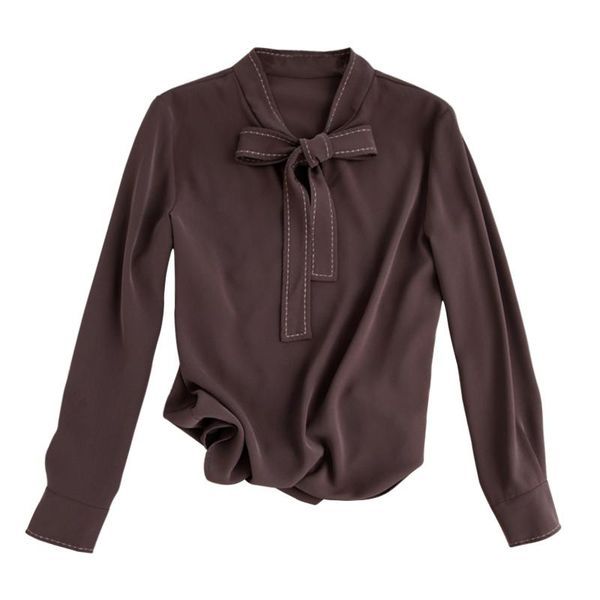 women's blouses & shirts women 2021 korean style coffee chiffon ol female spring plus size blusas poleras mujer streetwear tee 1088, White
women's blouses & shirts women 2021 korean style coffee chiffon ol female spring plus size blusas poleras mujer streetwear tee 1088, White