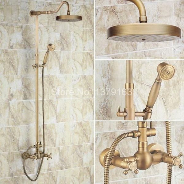 antique bronze 7.7" inch round shower head 2 cross handles wall mounted bathroom rain faucet set ars132 sets
antique bronze 7.7" inch round shower head 2 cross handles wall mounted bathroom rain faucet set ars132 sets