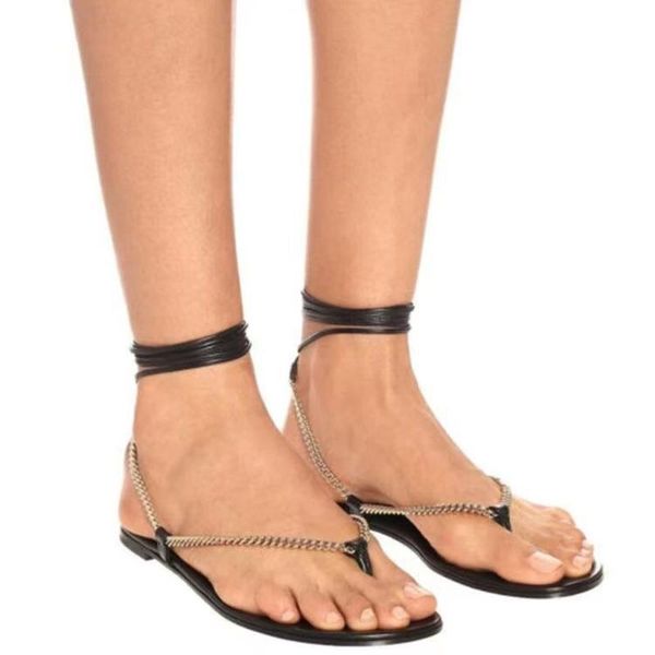 sandals design metal chain women summer fashion peep toe lace up women's shoes casual solid color flat plus size, Black
sandals design metal chain women summer fashion peep toe lace up women's shoes casual solid color flat plus size, Black