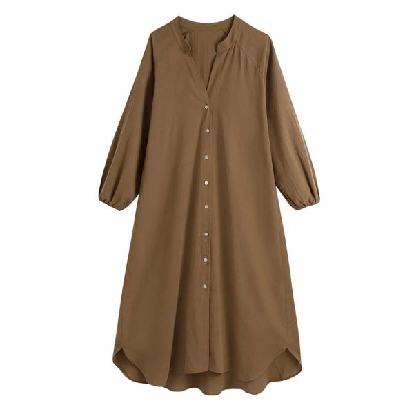 casual dresses summer women single breasted linen midi dress female three quarter sleeve clothes leisure lady loose vestido d8015, Black;gray
casual dresses summer women single breasted linen midi dress female three quarter sleeve clothes leisure lady loose vestido d8015, Black;gray