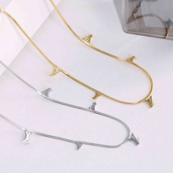 2021 new jewelry chen ornament titanium steel blade ancient double family letter neck chain necklace fashion personality niche style, Silver
2021 new jewelry chen ornament titanium steel blade ancient double family letter neck chain necklace fashion personality niche style, Silver