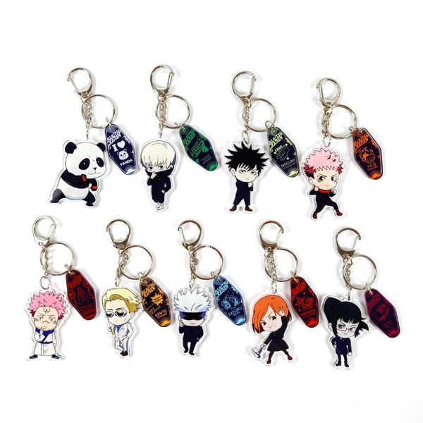 9pc/lot keychain man jujutsu kaisen key chain women pendant key ring cartoon cute couples acrylic key holder party alloy brelok h0915, Silver
9pc/lot keychain man jujutsu kaisen key chain women pendant key ring cartoon cute couples acrylic key holder party alloy brelok h0915, Silver