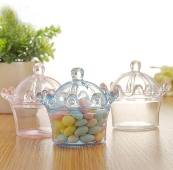 gift wrap 12pcs plastic blue/pink/clear crown shape chocolate candy box boxes for wedding party baby shower favor flower decoration
gift wrap 12pcs plastic blue/pink/clear crown shape chocolate candy box boxes for wedding party baby shower favor flower decoration