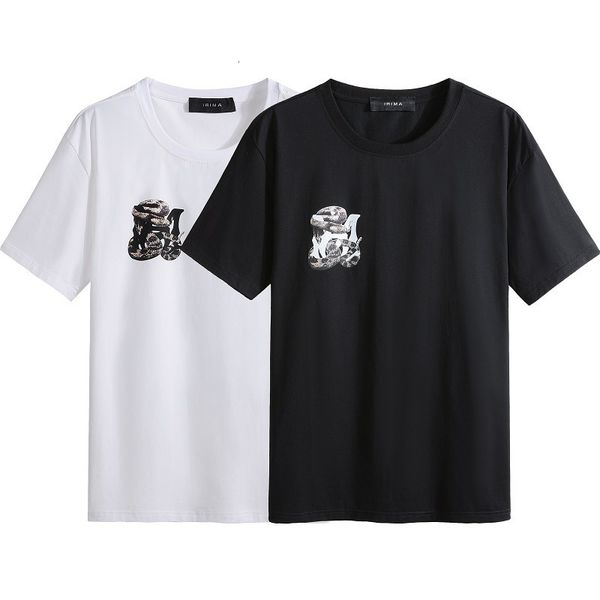 2209 summer am new casual t-shirt snake print youth round neck short sleeve men's, White;black
2209 summer am new casual t-shirt snake print youth round neck short sleeve men's, White;black