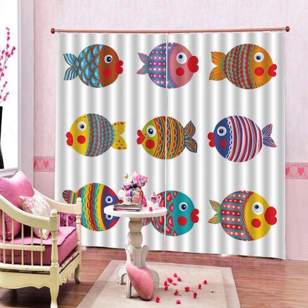 curtain & drapes cartoon colorful fish large window customizable any size for children's room bedroom half-blackout sets decor
curtain & drapes cartoon colorful fish large window customizable any size for children's room bedroom half-blackout sets decor