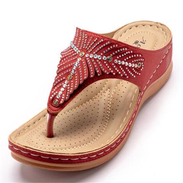 women's slippers summer fashion rhinestone wedges sandals casual flip flops shoes platform, Black
women's slippers summer fashion rhinestone wedges sandals casual flip flops shoes platform, Black
