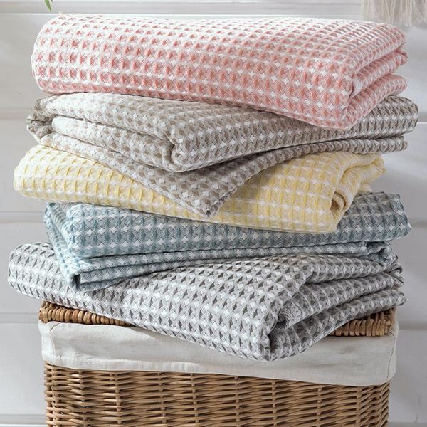 blankets cotton blanket waffle gauze for picnic soft bedspread on the bed single/queen/size thread plaid summer thow
blankets cotton blanket waffle gauze for picnic soft bedspread on the bed single/queen/size thread plaid summer thow