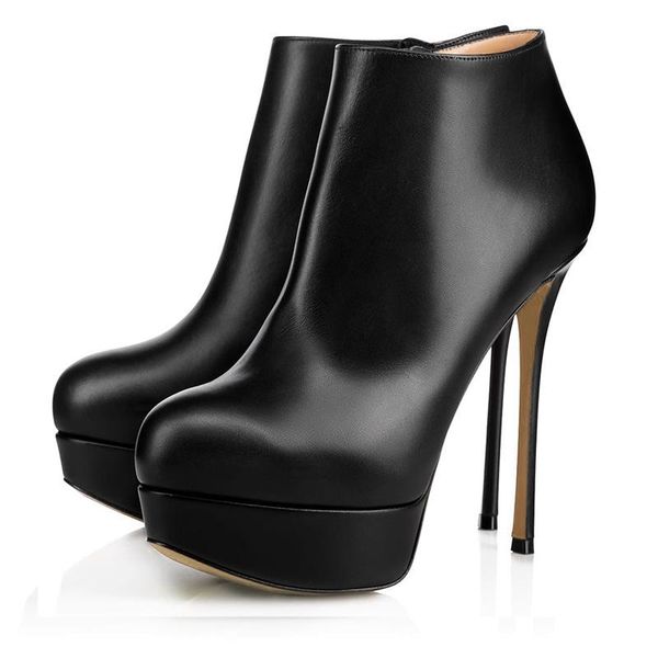 dress shoes women super high heels boots woman platform spring autumn ankle office boot large size 34-45, Black
dress shoes women super high heels boots woman platform spring autumn ankle office boot large size 34-45, Black