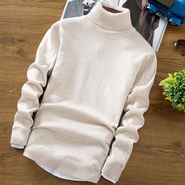 men's sweaters men solid color long sleeve pullovers male knitwear jumpers autumn winter slim fit youth thin warm turtleneck, White;black
men's sweaters men solid color long sleeve pullovers male knitwear jumpers autumn winter slim fit youth thin warm turtleneck, White;black