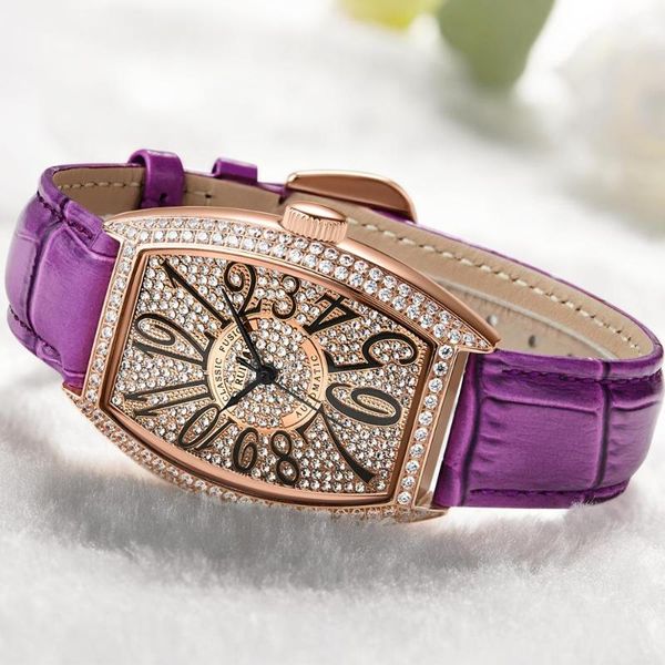 women's mechanical watch purple fashion retro nordic style trend wear young show girlfriend gifts wristwatches, Slivery;brown
women's mechanical watch purple fashion retro nordic style trend wear young show girlfriend gifts wristwatches, Slivery;brown