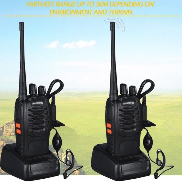 walkie talkie 2 pcs baofeng bf-888s 5w two-way radio portable cb uhf 400-520mhz comunicador transmitter transceiver
walkie talkie 2 pcs baofeng bf-888s 5w two-way radio portable cb uhf 400-520mhz comunicador transmitter transceiver